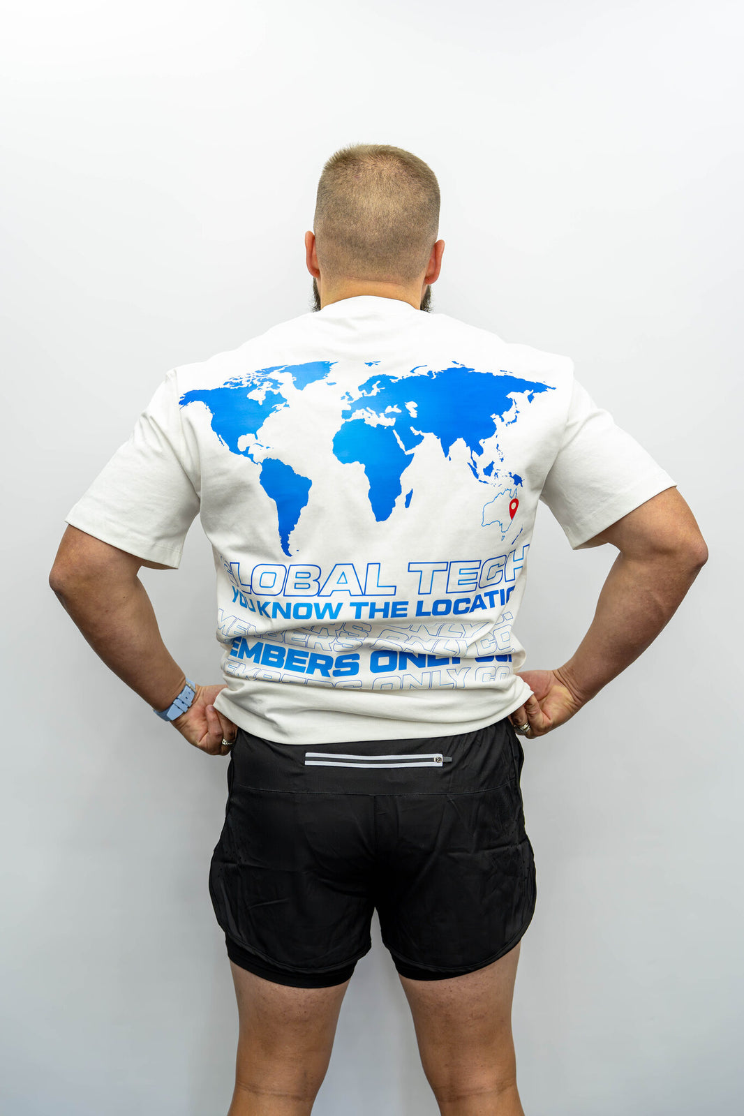 global tech location oversized heavyweight tee