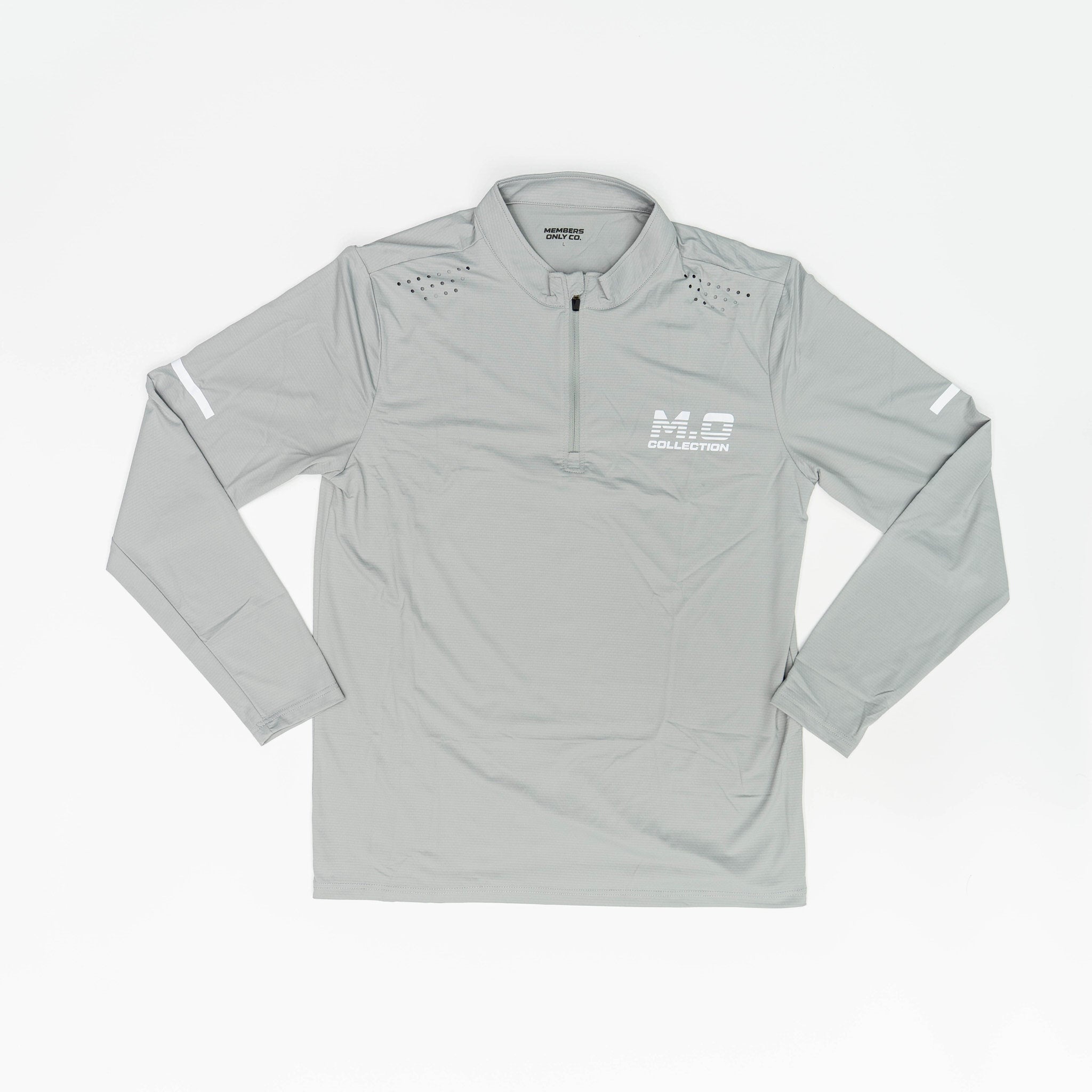 reflective motion core 1/4 zip long sleeve (fitted)