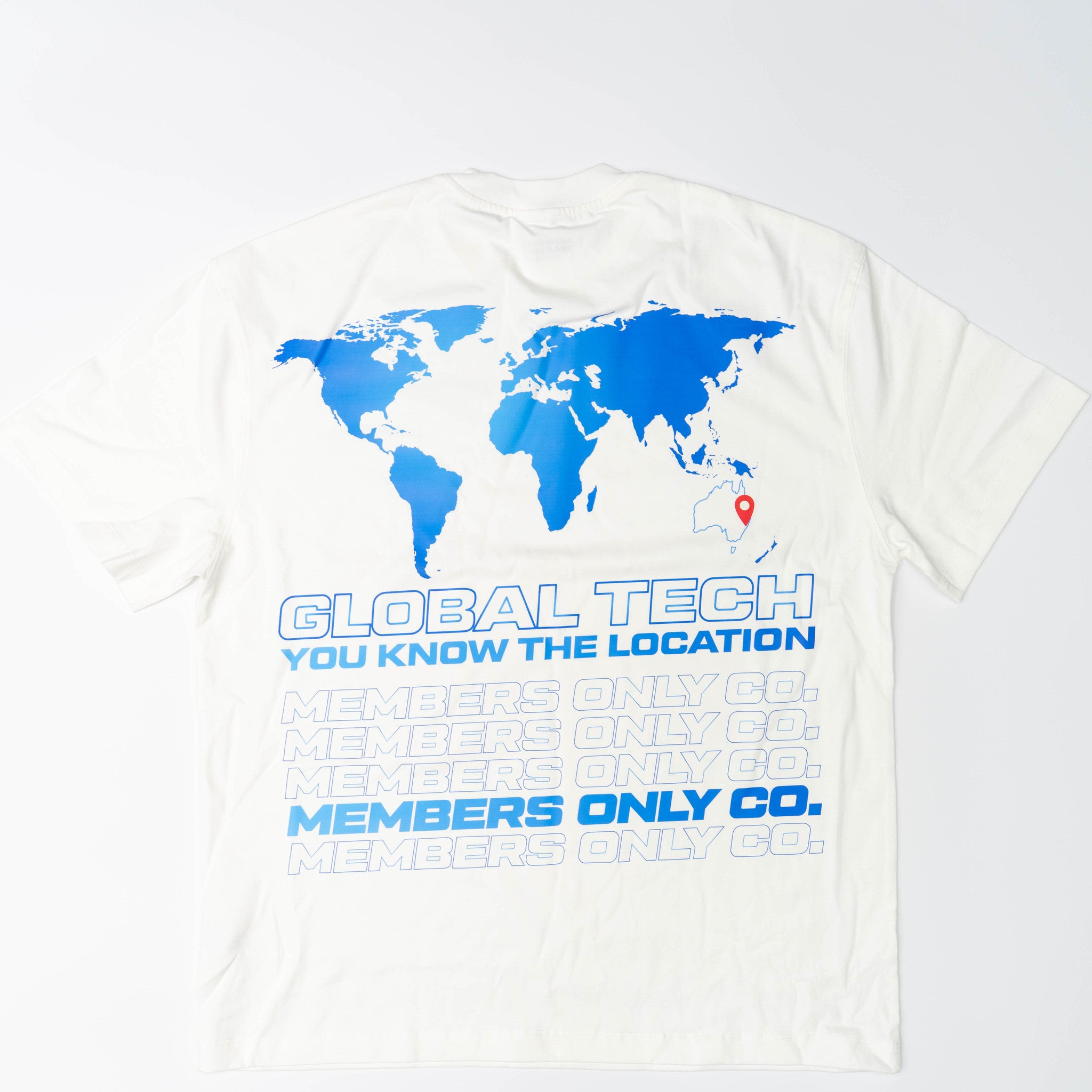 global tech location oversized heavyweight tee