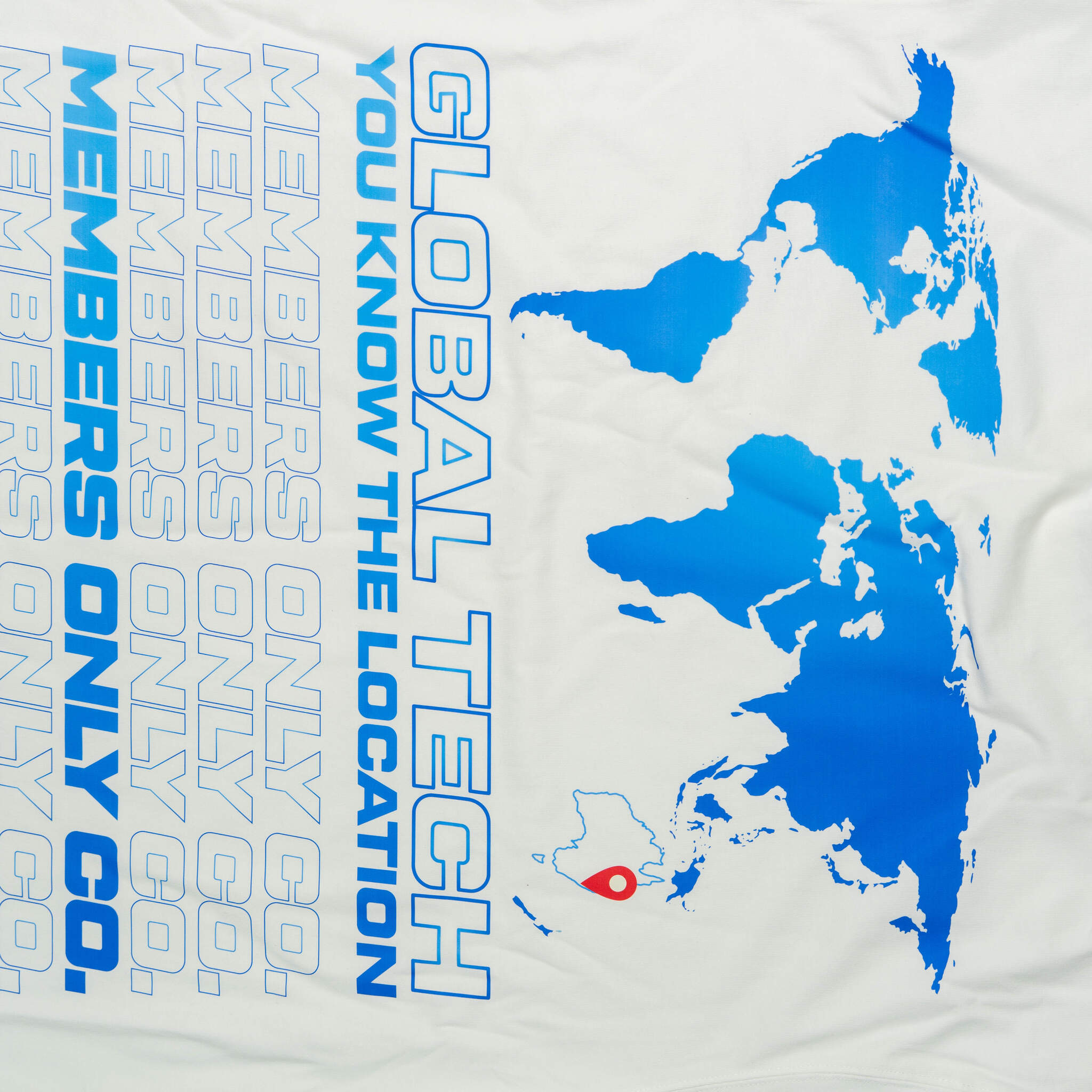 global tech location oversized heavyweight tee