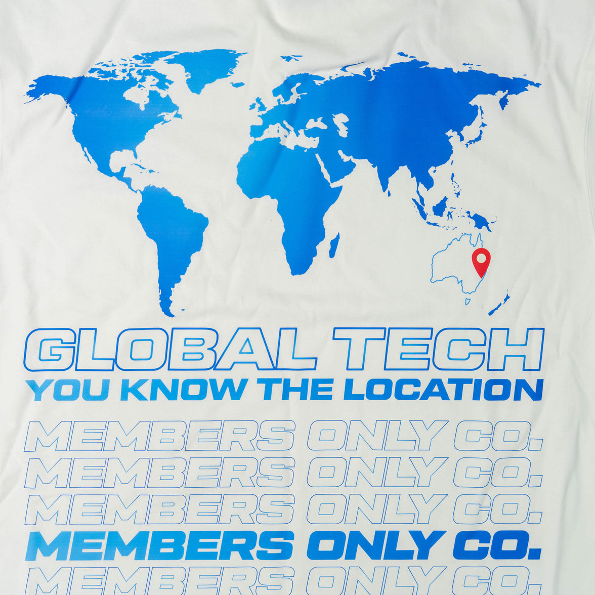 global tech location oversized heavyweight tee
