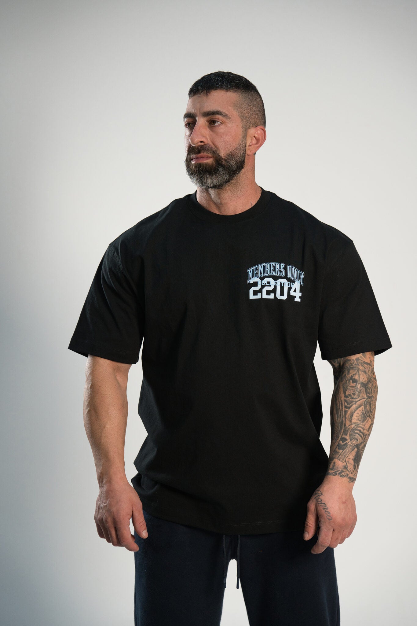 2204 FOUNDERS AREA CODE TEE OVERSIZED